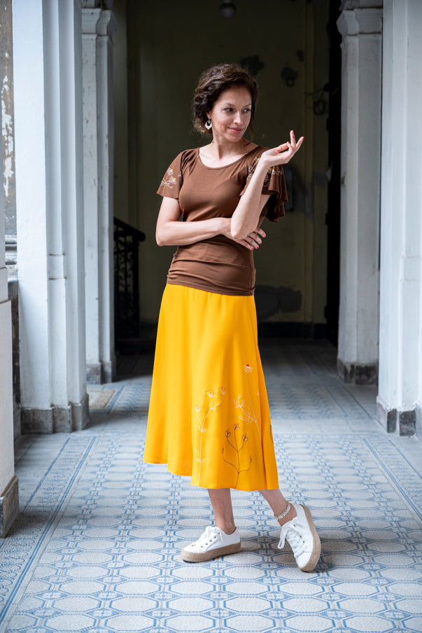 Lily A-line Long Skirt