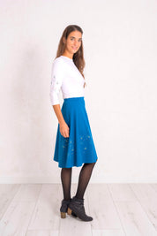 Lisa A-line short skirt