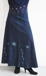 Poppy A-line maxi skirt