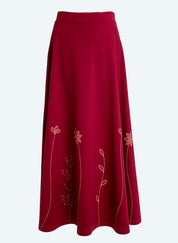 Poppy A-line maxi skirt